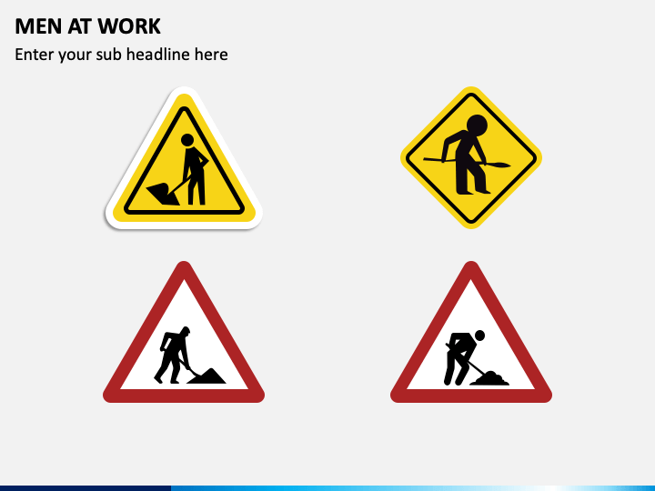 Men At Work Powerpoint Template Ppt Slides Sketchbubble