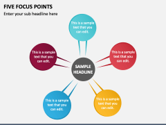 Five Focus Points PPT Slide 1