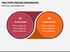 Two Steps Process Infographic PPT Slide 1