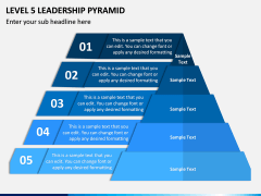 Level 5 Leadership Pyramid PPT Slide 1