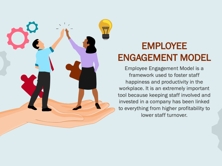 Employee Engagement Model PPT Slide 1