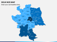 Delhi NCR Map for PowerPoint and Google Slides - PPT Slides