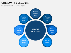Circle with 7 Callouts PPT Slide 2