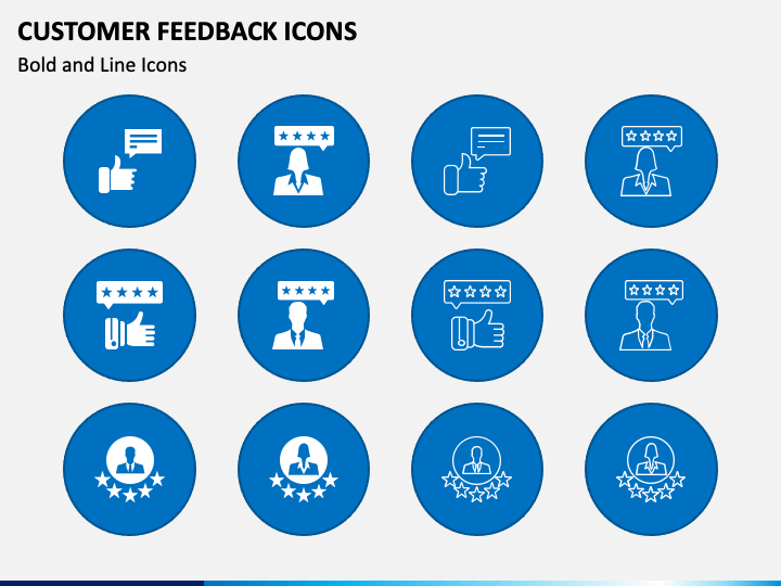 Customer Feedback Icons PPT Slide 1