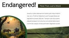 Free Endangered Species Presentation For Powerpoint And Google Slides Free Endangered Species Presentation For Powerpoint And Google Slides