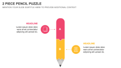 2 Piece Pencil Puzzle PPT Slide 1