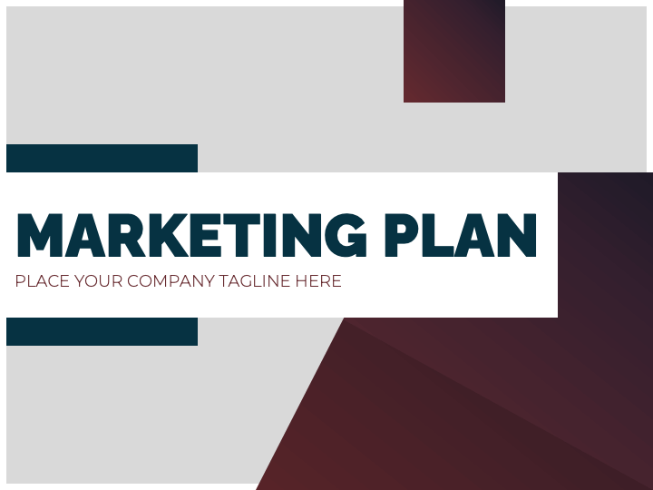 Animated Marketing Plan PPT Slide 1