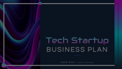 Tech Startup Business Plan Animated Presentation - SketchBubble