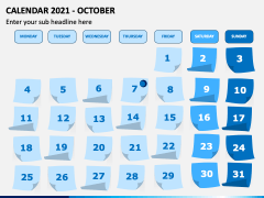 Calendar 2021 PPT Slide 10