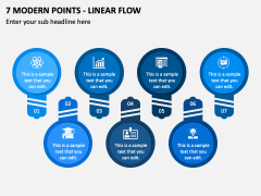 7 Modern Points - Linear Flow PPT Slide 2