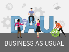 Business As Usual PPT Slide 3
