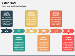 6 Step Plan PPT Slide 1