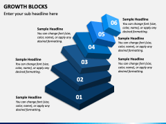 Growth Blocks PowerPoint Template and Google Slides Theme