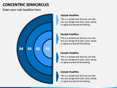 Concentric Semi Circles for PowerPoint and Google Slides - PPT Slides