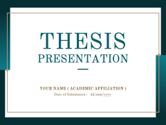 Thesis Presentation for PowerPoint and Google Slides - PPT Slides