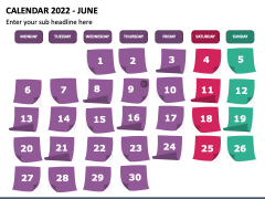 Calendar 2022 PPT Slide 6