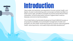 Clean Water and Sanitation PPT Slide 2