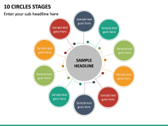 10 Circles Stages PPT Slide 2