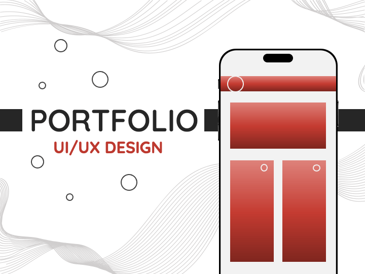 UI/UX Designer Portfolio PPT Slide 1