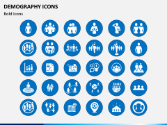 Demography Icons PPT Slide 1