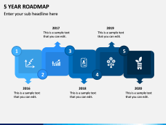 5 Year Roadmap PPT Slide 1