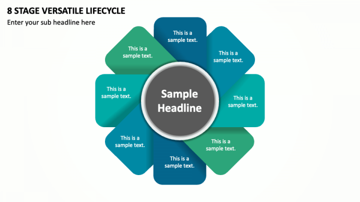 8 Stage Versatile Lifecycle PPT Slide 1