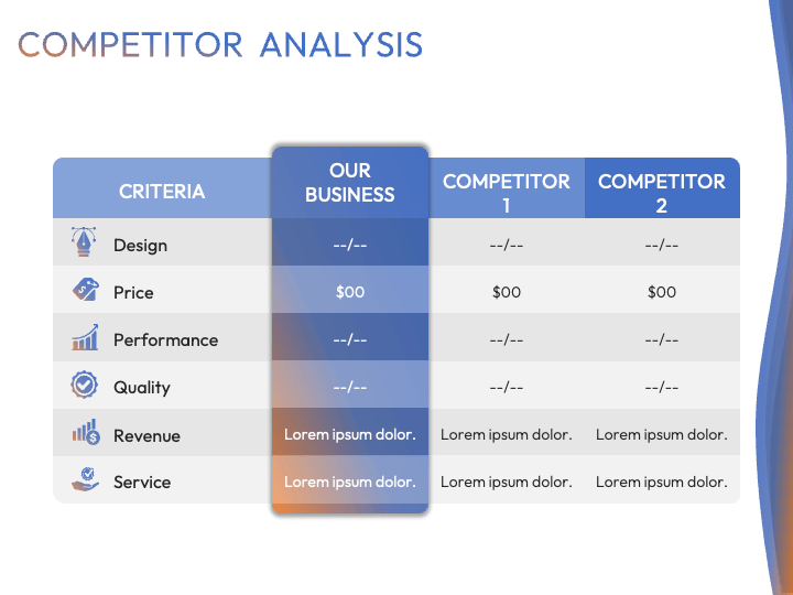 Blue Creative Presentation Template for PowerPoint and Google Slides