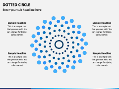 Dotted Circle PPT Slide 6
