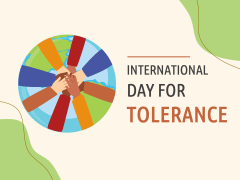 International Day for Tolerance PPT Slide 1
