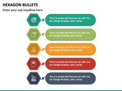 Hexagon Bullets PowerPoint and Google Slides Template - PPT Slides