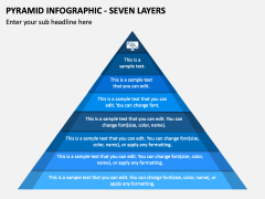Pyramid Infographic - Seven Layers PPT Slide 2