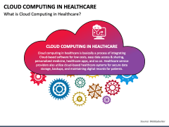 Cloud Computing in Healthcare PPT Slide 1