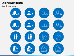 Lab Person Icon PPT Slide 2