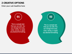 2 Creative Options PPT Slide 1