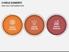 3 Circle Elements PPT Slide 1