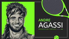 Andre Agassi PPT Slide 1