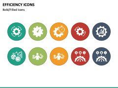 Efficiency Icons PPT Slide 3