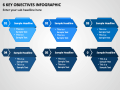 6 Key Objectives Infographic PPT Slide 1