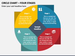 Circle Chart - Four Stages PPT Slide 2