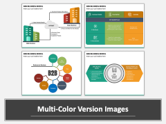 B2B Business Model Multicolor Combined