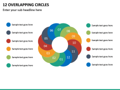 12 Overlapping Circles PPT Slide 2