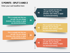5 Points - Split 3 and 2 PPT Slide 2