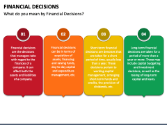 Financial Decisions PowerPoint Template - PPT Slides