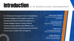 AI in Warehouse Management PPT Slide 2