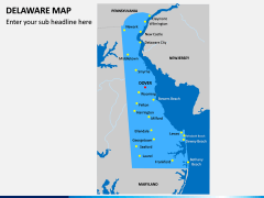 Delaware Map PPT Slide 1