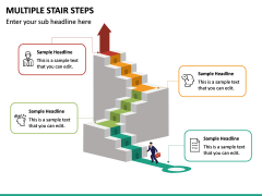 Multiple Stair Steps PPT Slide 2