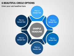6 Beautiful Circle Options PPT Slide 1