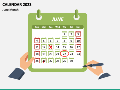Calendar 2023 Type 1 PPT Slide 6