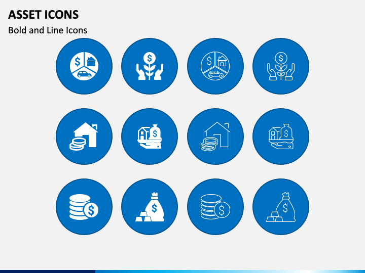 Asset Icons PPT Slide 1