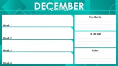 December Planner PPT Slide 2